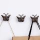 Antique Butterfly Metal Wall Hooks Pack of 3